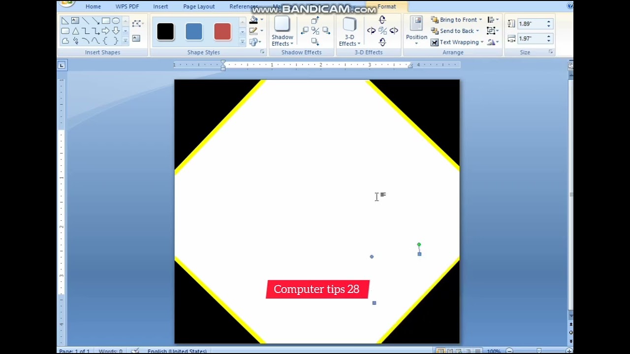 How to make a simple certificate design in Microsoft word 😊🥰 easy and simple certificate design