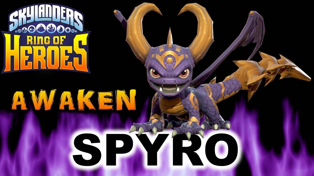 SPYRO - Character AWAKEN & Showcase | Skylanders Ring Of Heroes!