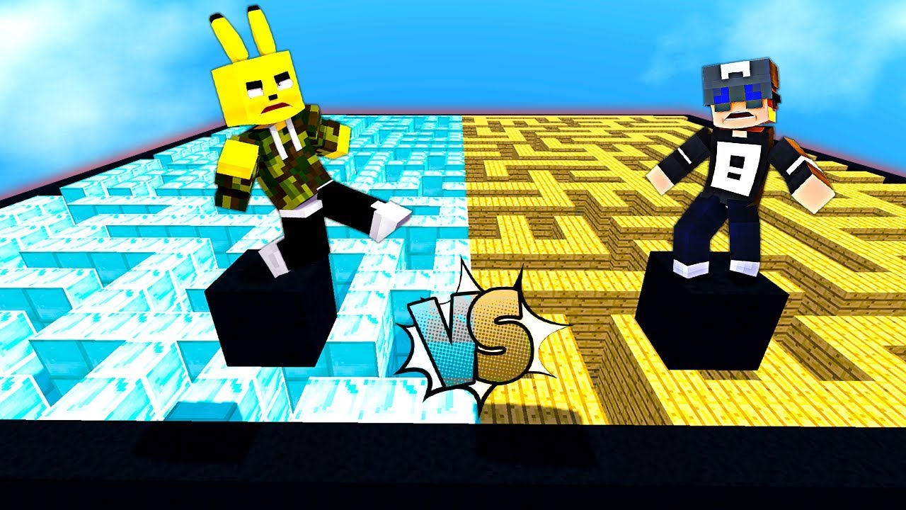 MEGA 'LABY-RUN' MINECRAFT BATTLE