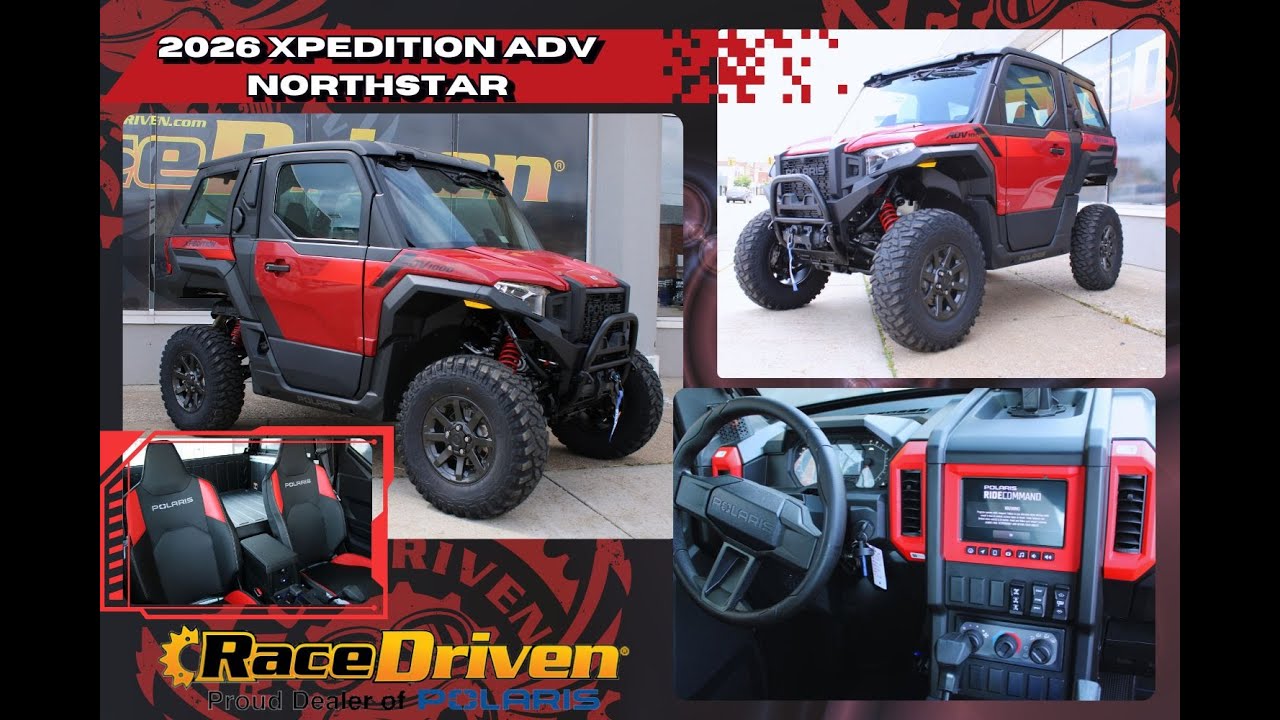NEW 2026 POLARIS XPEDITION ADV NORTHSTAR (PERFORMANCE RED) WALKAROUND