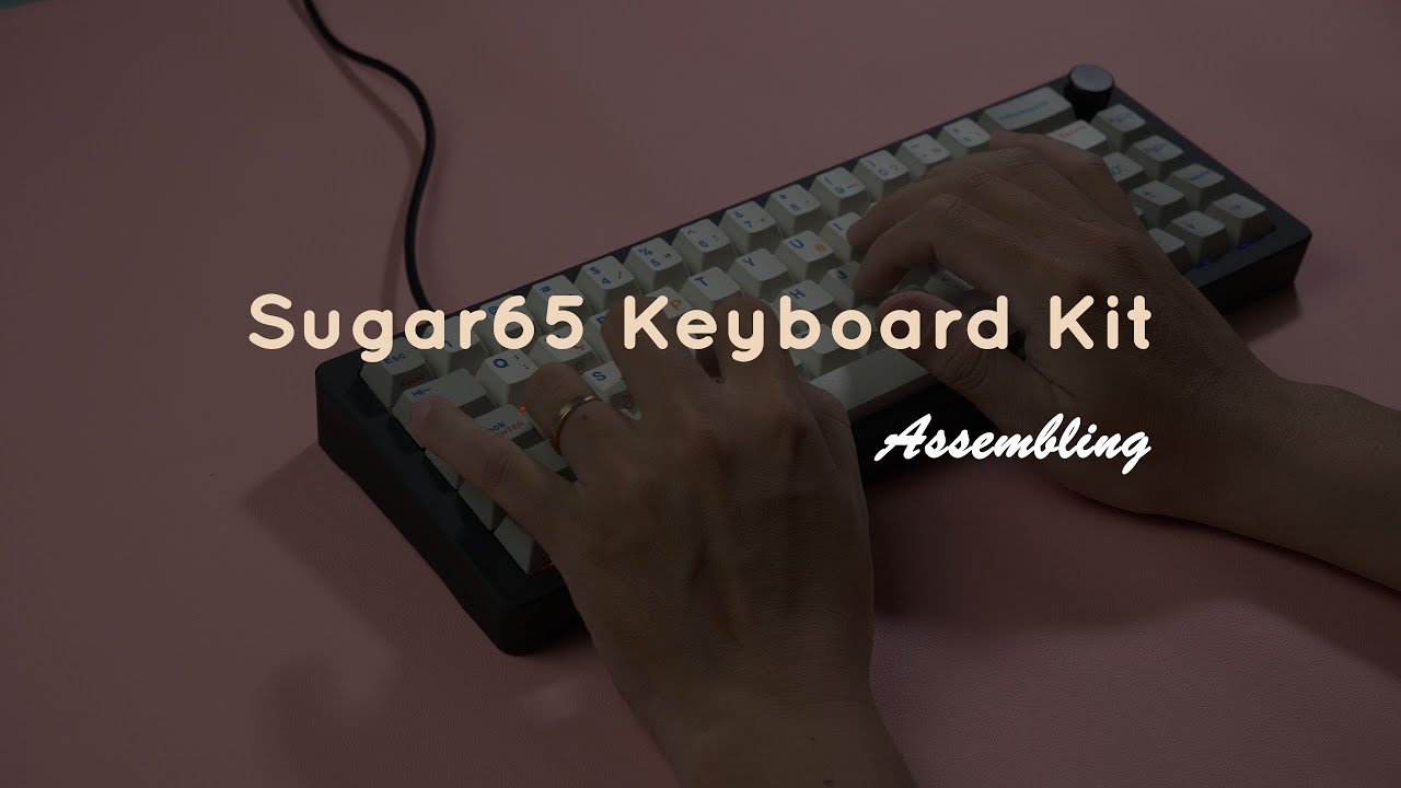 Sugar65 Keyboard Kit | Assembly | Sound Test | TKS #assembly #soundtest #typing
