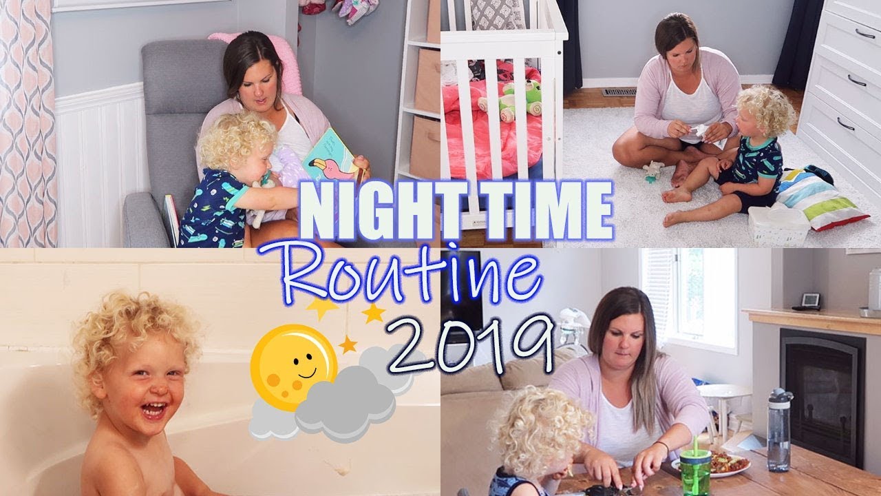MOMMY NIGHT TIME ROUTINE 2019| BEDTIME ROUTINE WITH BABY AND TODDLER