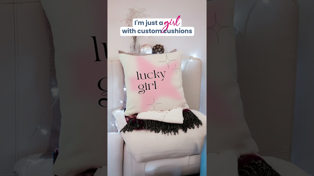 Customize Your Space with PERSONALIZED Cushions