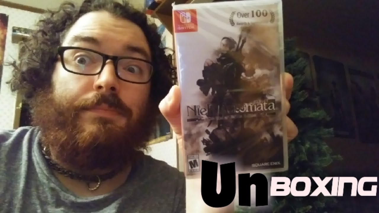 Nier Automata Nintendo switch unboxing
