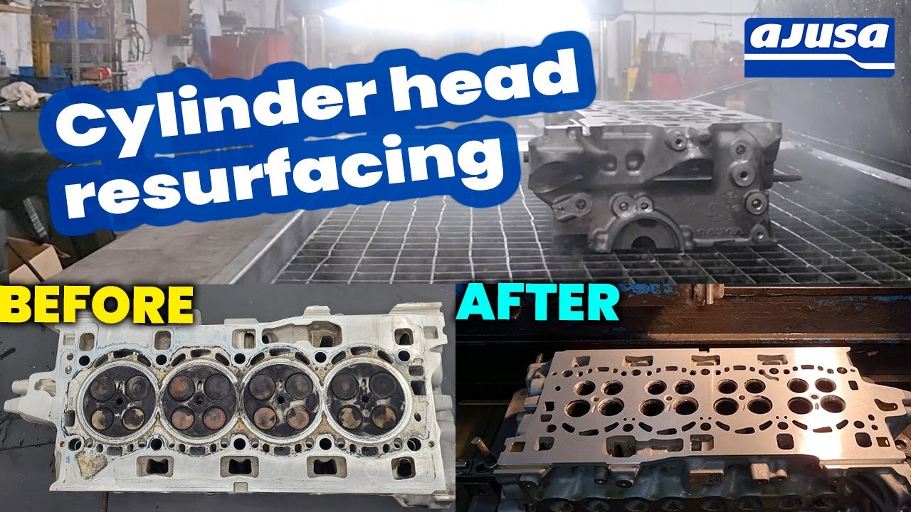 How to resurface a cylinder head | Cómo rectificar una culata correctamente