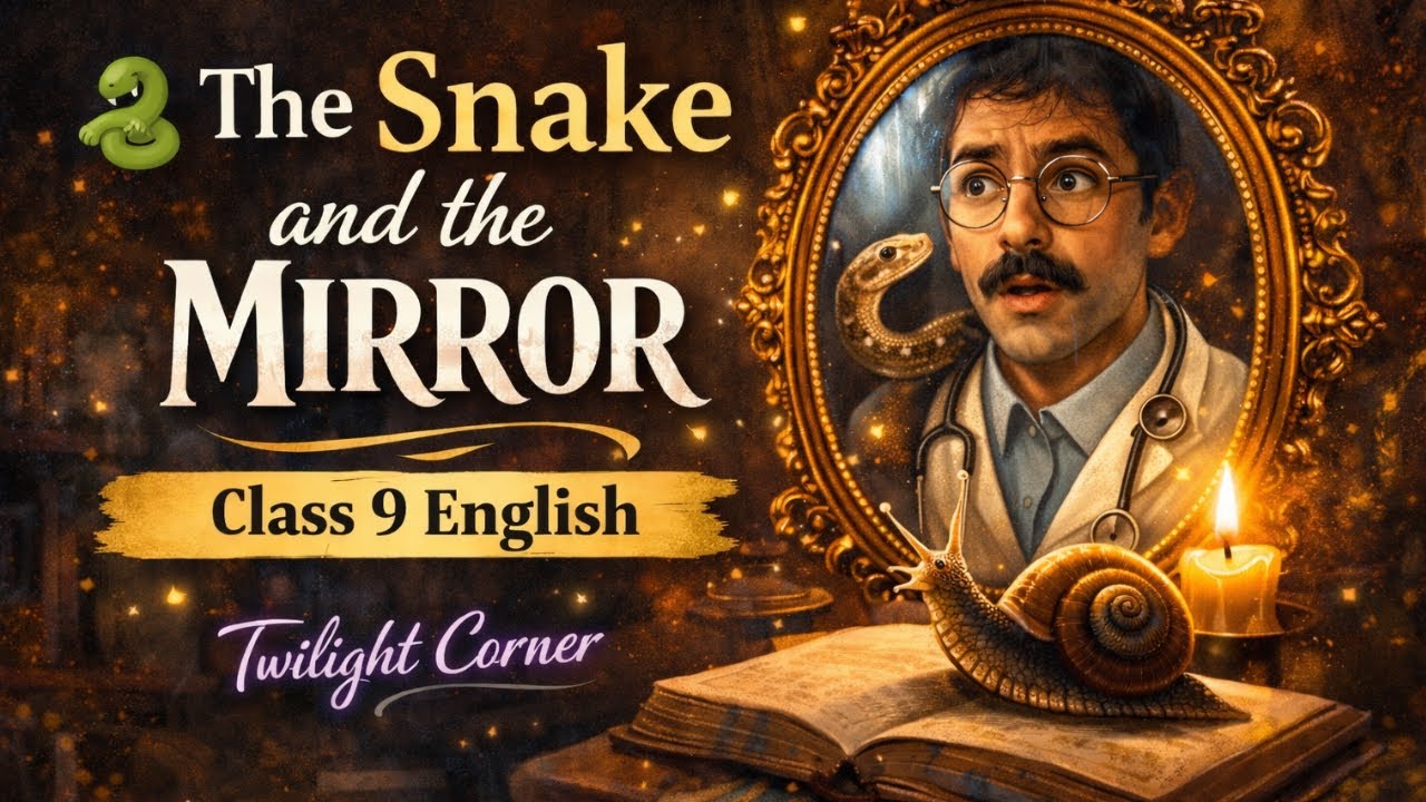 The Snake and the Mirror 🐍🪞 | Class 9 English Explained | Twilight Corner