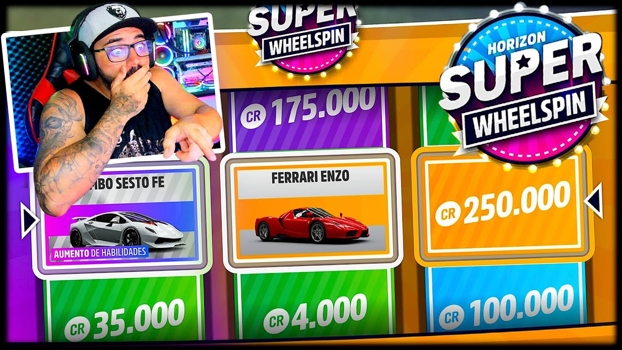 GIRANDO SUPER ROLETAS NO FORZA HORIZON 5