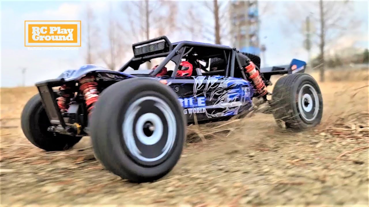 RC Car Buggy 1/12 WLtoys 124018 Unboxing Off-Road Action 버기