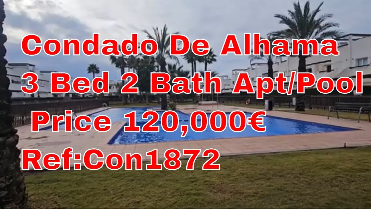 Квартира в округе Альхама, 120 000 евро, Ref:CON1872
