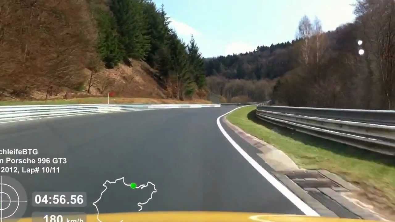 Sabine Schmitz in my 996 GT3 MK1 @ Nürburgring