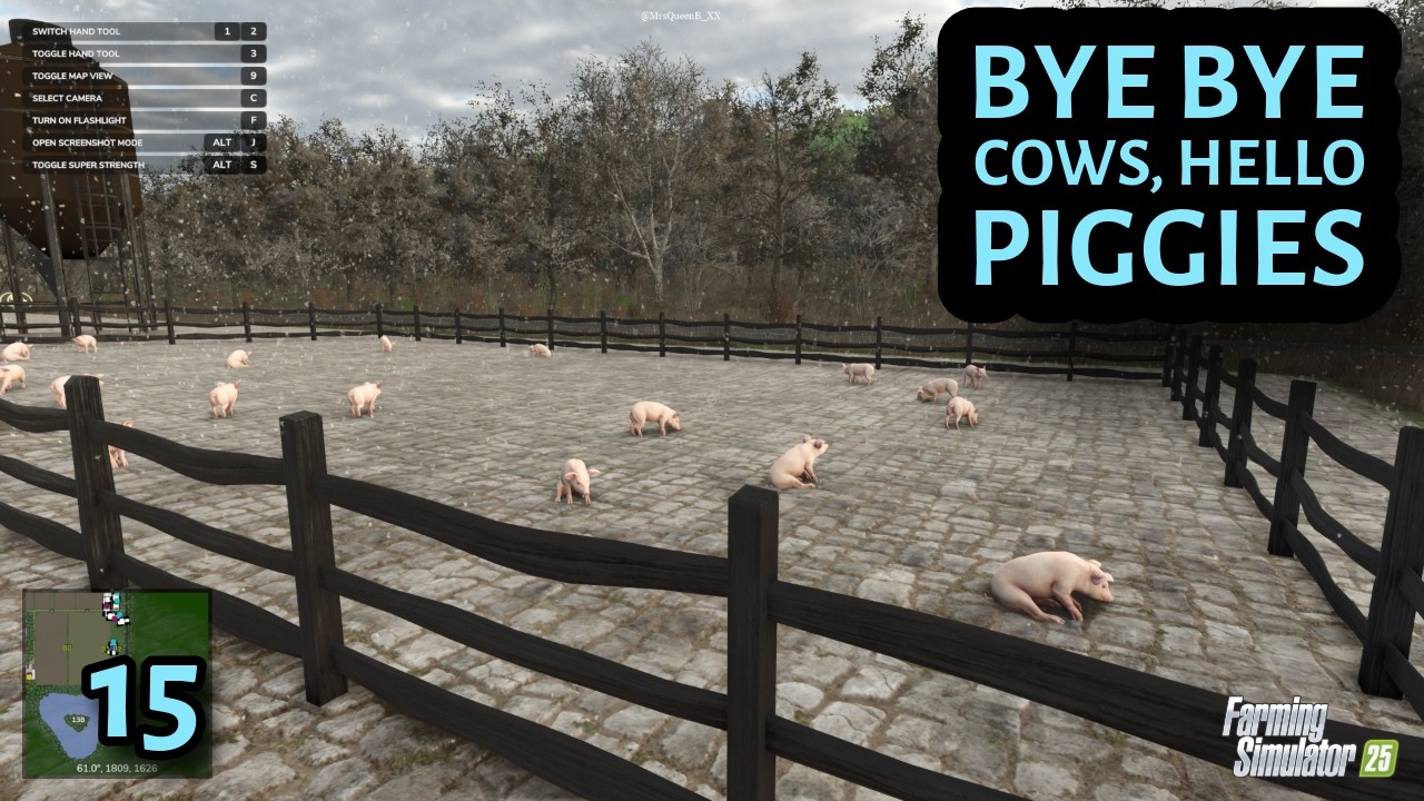 FS25 - Bye Bye Cows, Hello Pigs - Ep 15 - Starowies - S2 - Timelapse - PC
