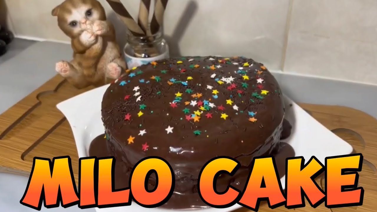 MILO CAKE WITH MILO FROSTING 🧁 |@lacasavlogs