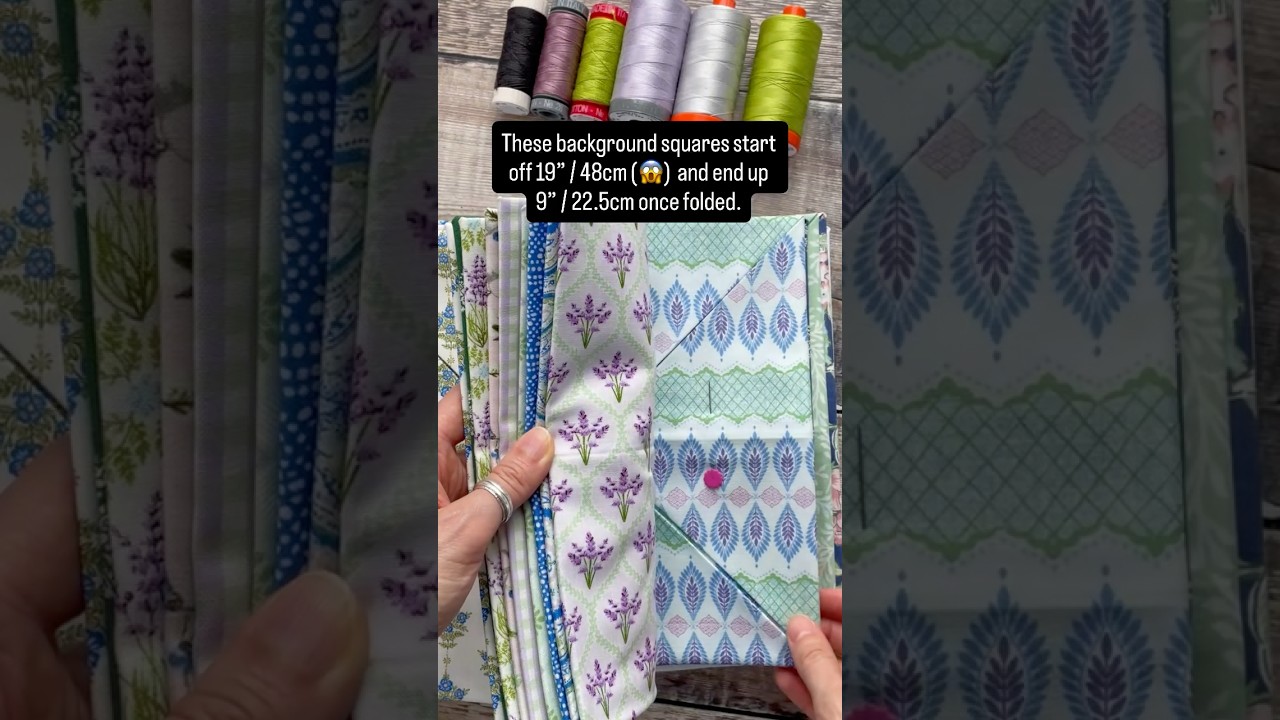 I&rsquo;m making a Cathedral Window quilt - using the traditional folding method 💕