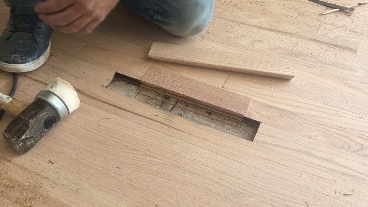 como hacer un repair en piso de madera, how to make a repair on hardwood floor