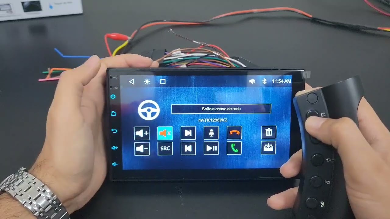 Configuração Controle de Volante multimidia H-Tech HT-3125CA HT-9125CA