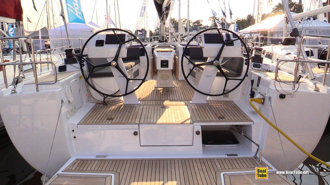 2015 Hanse 505 Sailing Yacht - Deck and Interior Walkaround - 2015 Annapolis Sail Boat Show