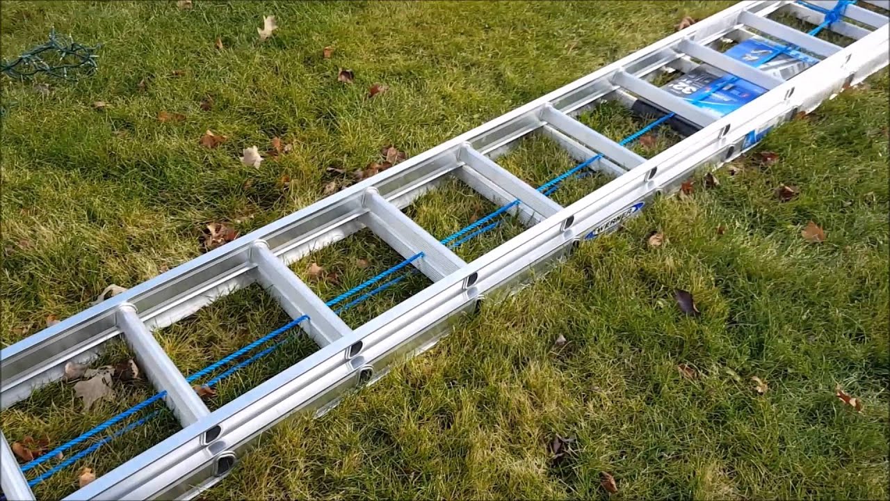 Werner 32 Foot Aluminum Extension Ladder VIDEO REVIEW