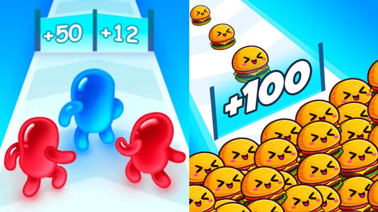 Join Blob Clash 3D VS Food Run Max All Levels Gameplay Android,iOS NEW UPDATE