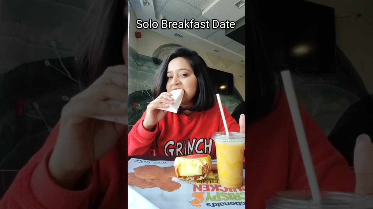 Sunday solo brunch date at McDonalds #shizzshorts