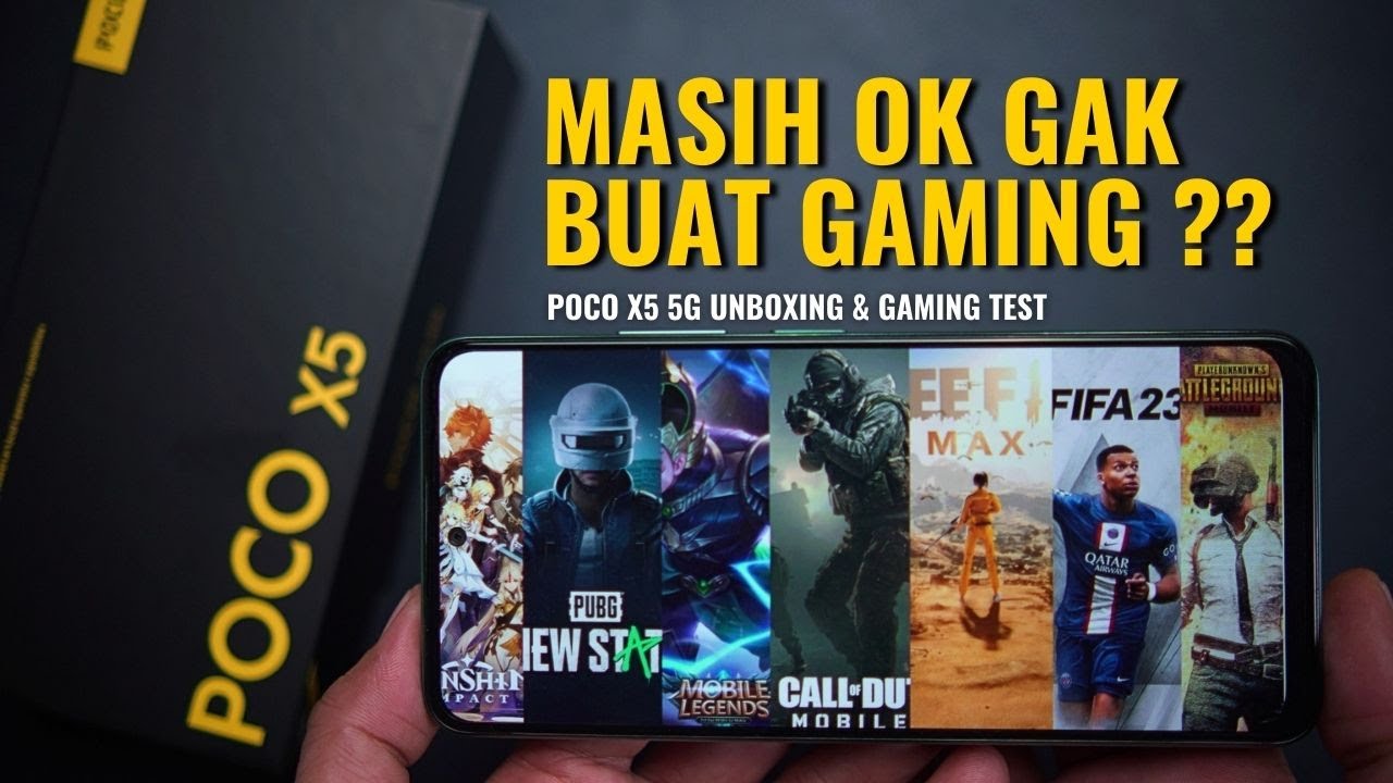 Unboxing Poco X5 5G dan Marathon 3.5 Jam Gaming Test