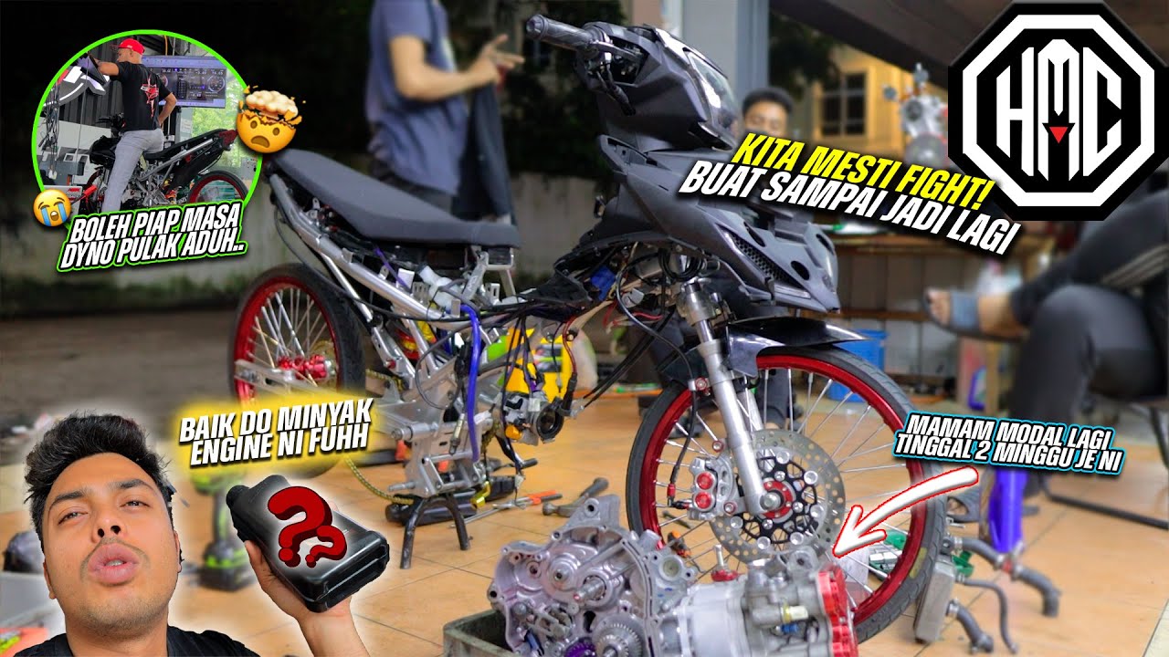Baru Dyno dah PECAH lagi ?! 😭 | Lagi 2 Minggu NAK Race 😪 | Barang ni memang Terbaik WEH 🤩