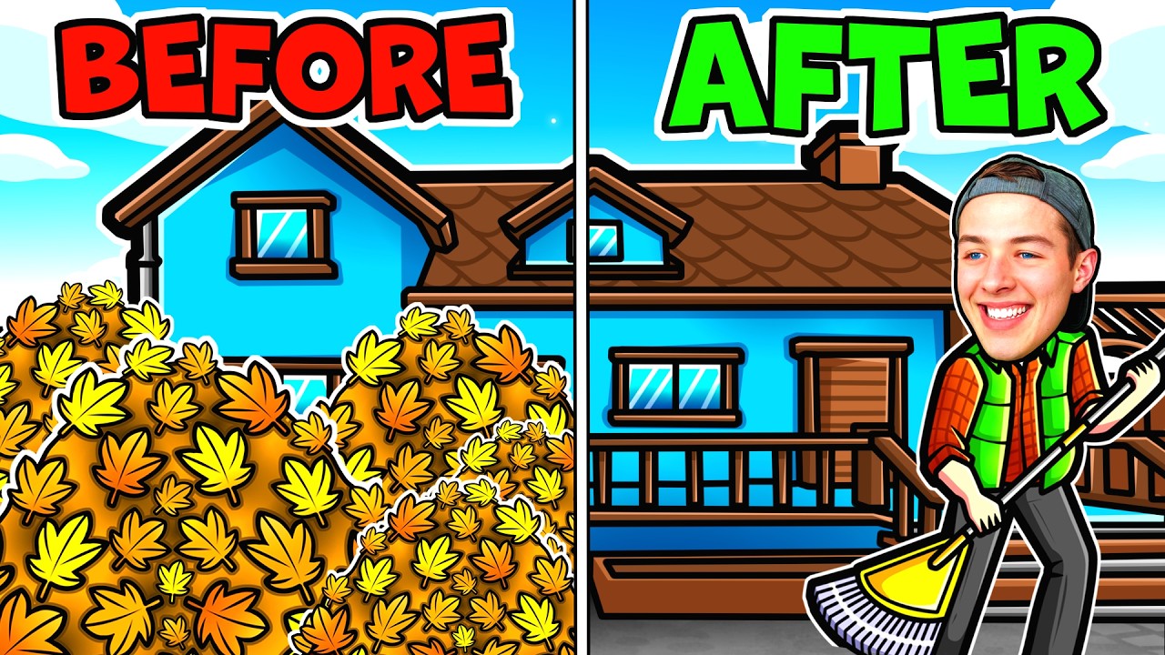I Cleaned This Entire Yard… One Leaf at a Time