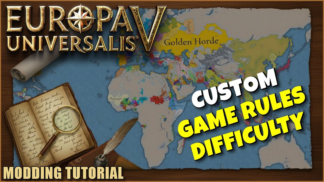 EU5: How to Create Custom Difficulty & Game Rules (Modding Tutorial)