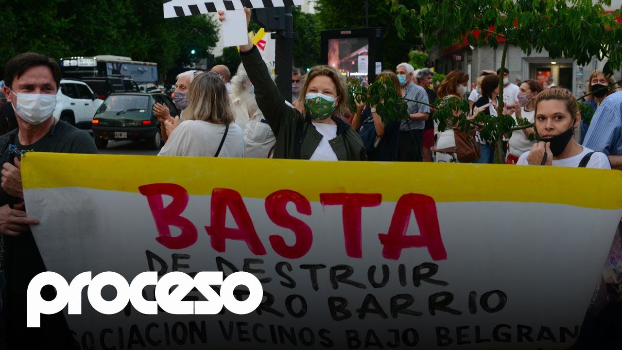 Buenos Aires: Vecinos rechazan construcci&oacute;n descontrolada de edificios