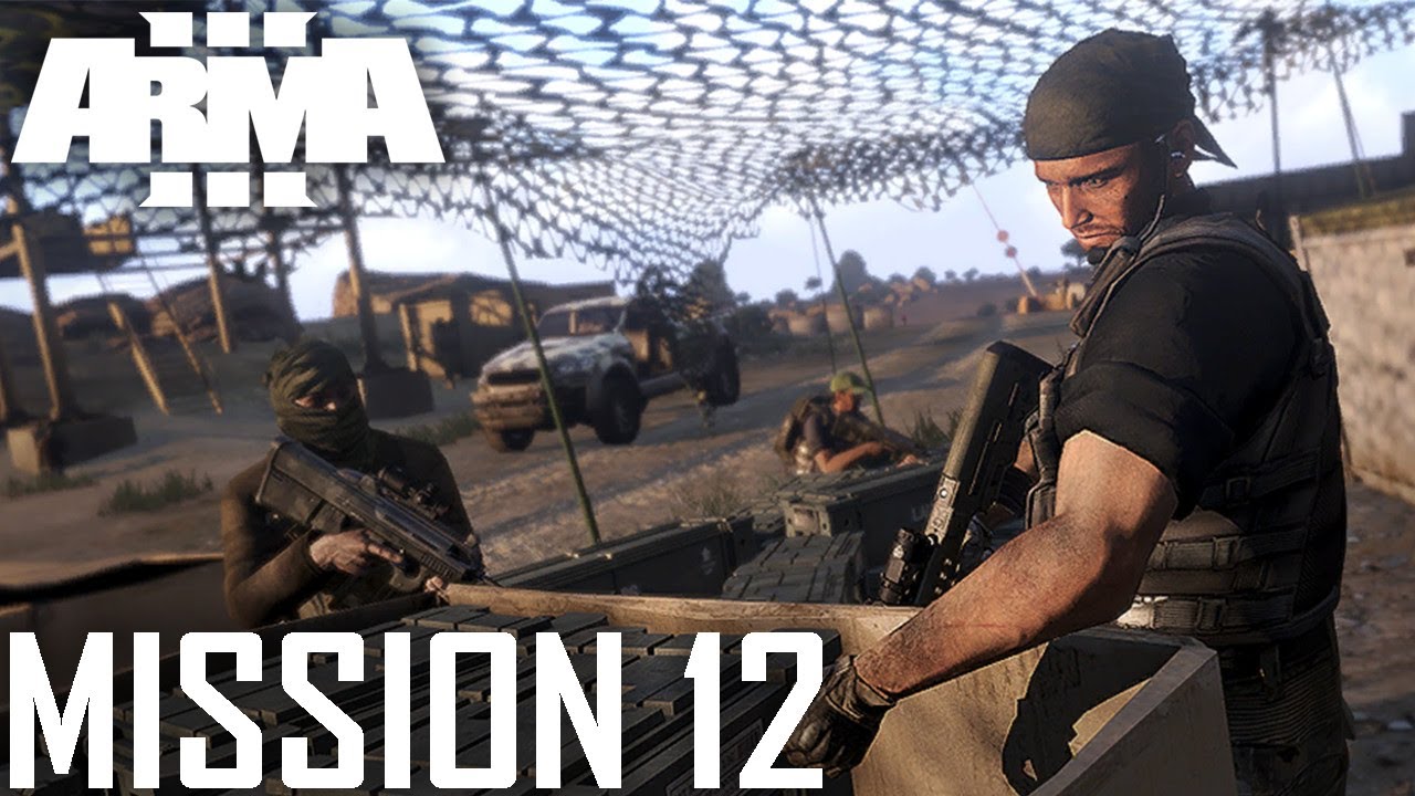 Прохождение кампании ARMA 3 [2K 60+ кадров в секунду] Восточный ветер, миссия 12 — выход на перво...