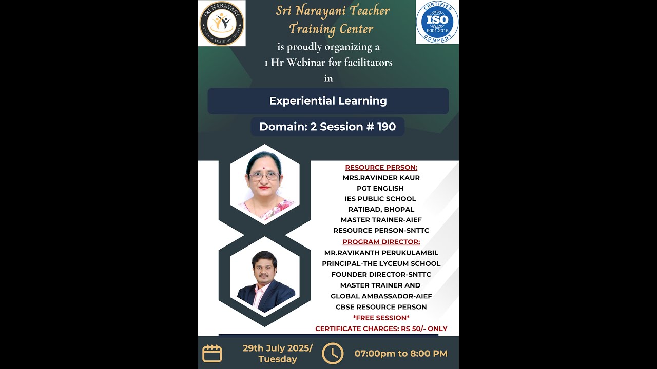 Experiential Learning Session#190