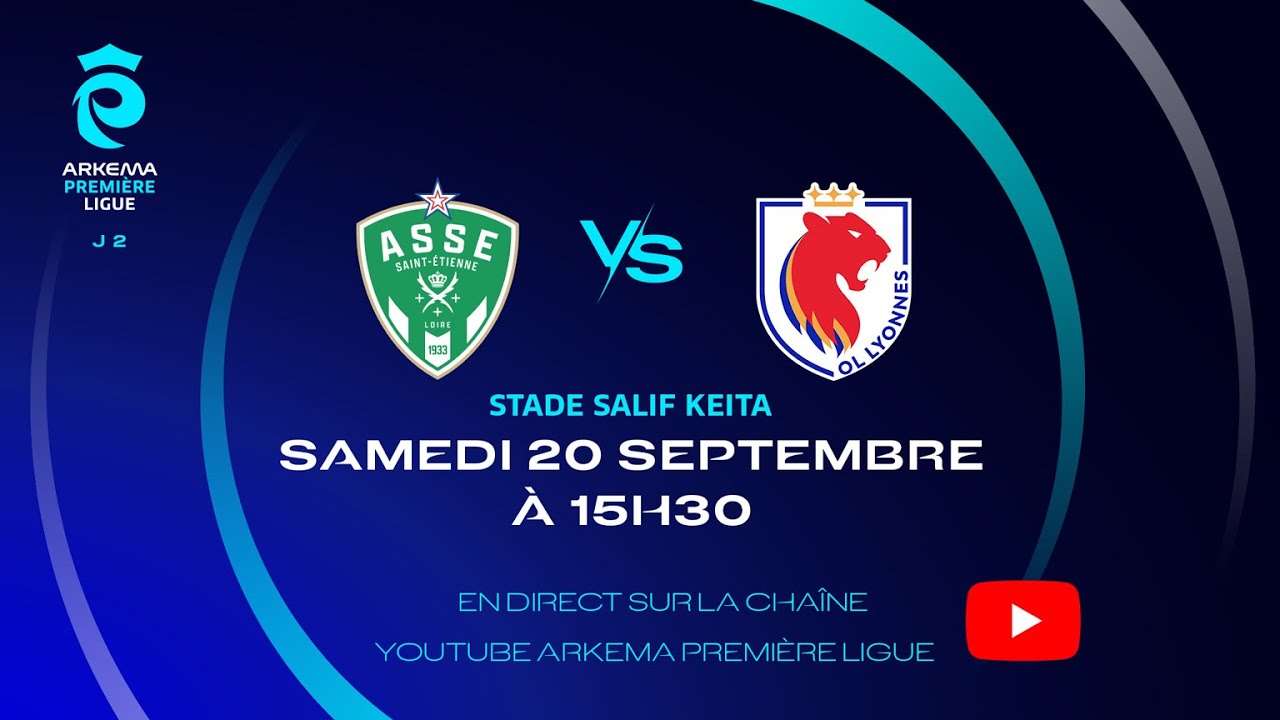 J2 I AS Saint Etienne vs OL Lyonnes en replay I ARKEMA Premi&egrave;re Ligue 2025-2026