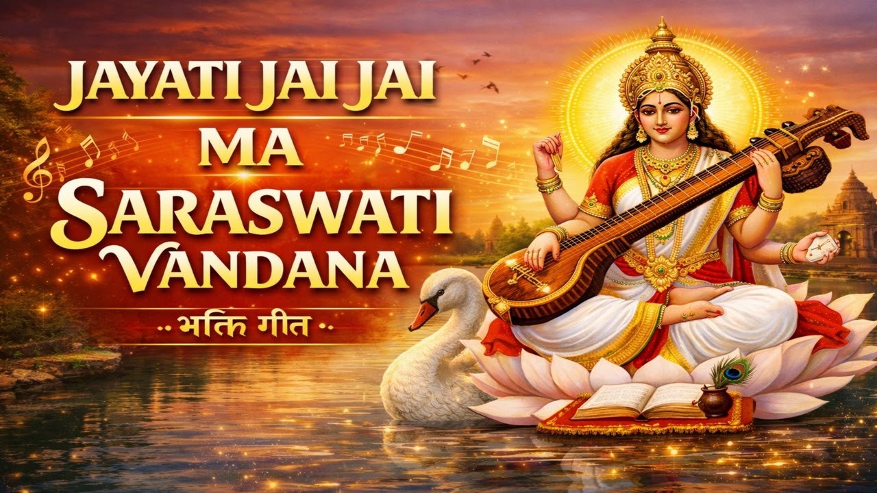 जयति जय जय माँ सरस्वती | सरस्वती वंदना | जयति वीणा वादिनी माँ | Jayati Jai Jai Maa Saraswati