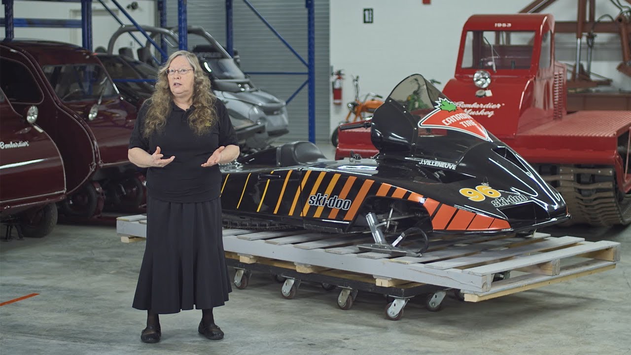 Véhicule de la réserve : la motoneige de course Ski-Doo Formule 1, 1985