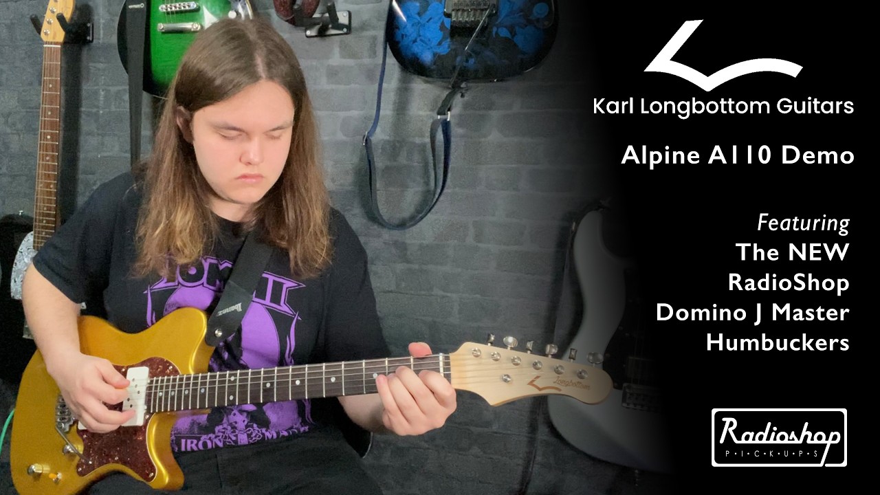 Alpine A110 Demo featuring the new Radioshop Domino J Master humbuckers! #guitar #pickups #demo
