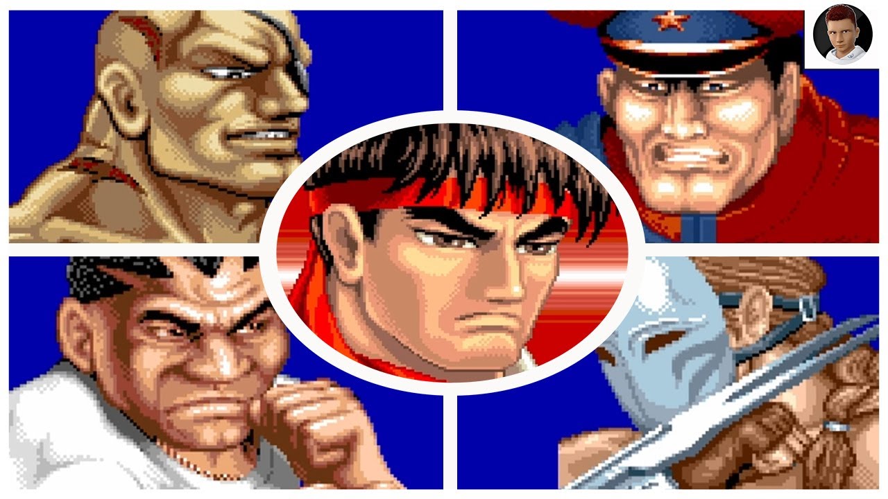 Street Fighter II: Champion Edition - All Bosses + Ryu Ending