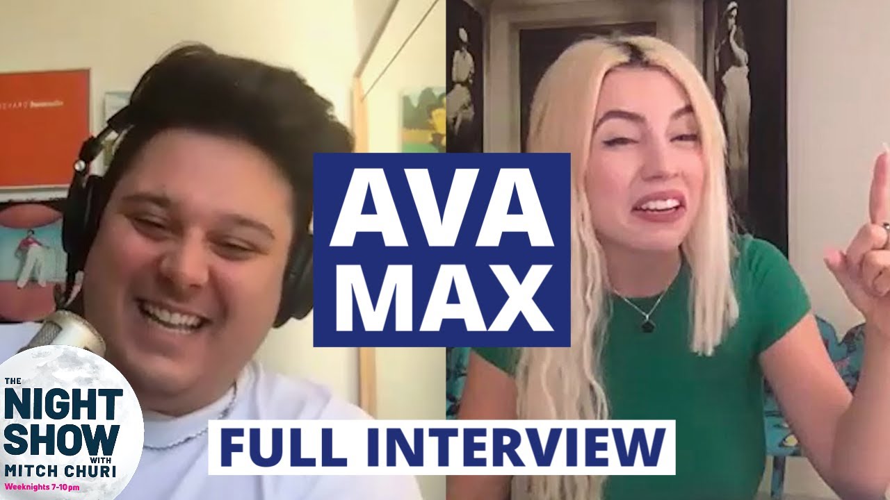 Ava Max On Her Secret Bathroom, Singing Nude, Dope Haircuts & Pizza |The Night Show With Mitch Churi