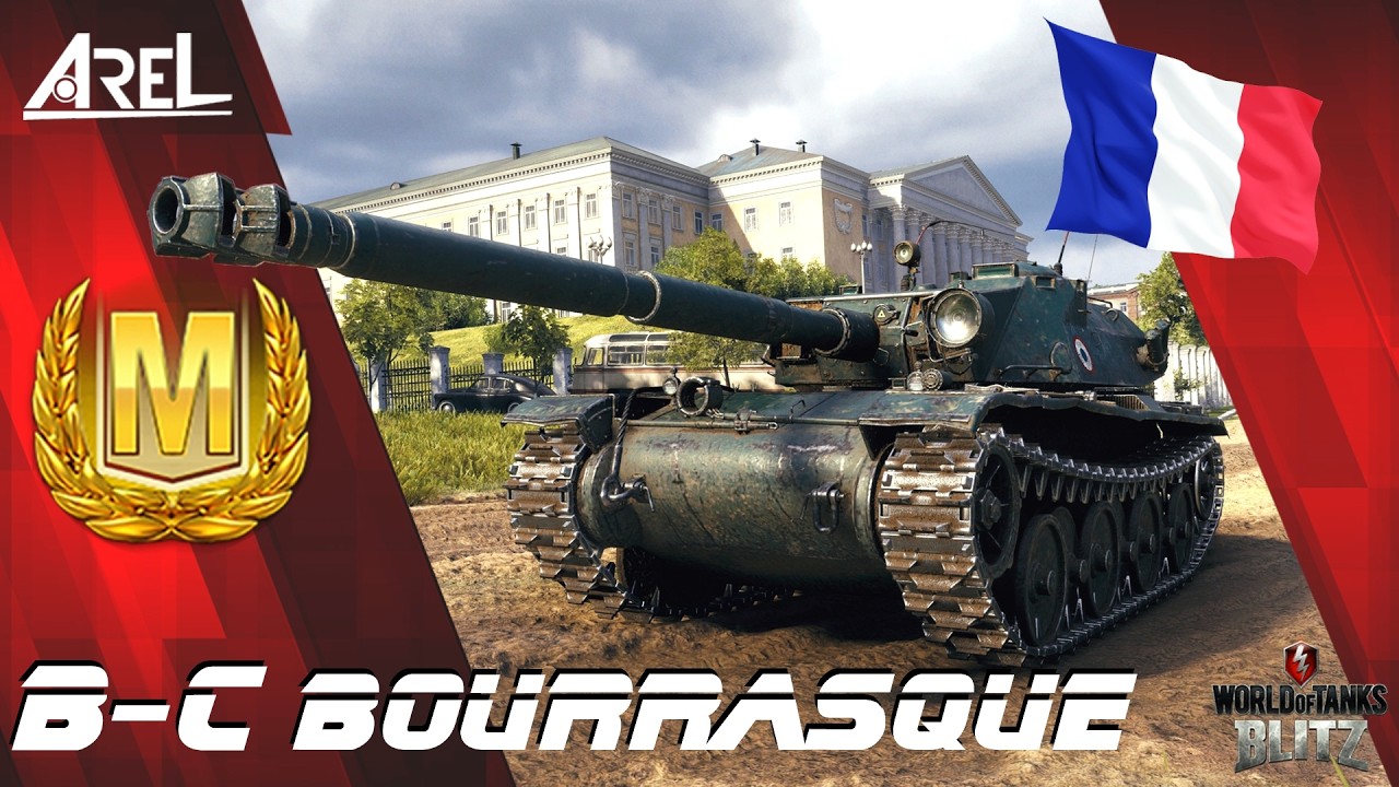 B-C Bourrasque WoT Blitz | gameplay with Ace Mastery