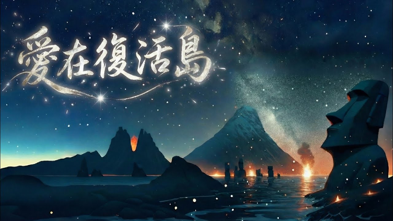 愛在復活島【動態歌詞Lyrics】『愛在復活島燃燒，心碎在孤寂中熬』Produced by Marshal