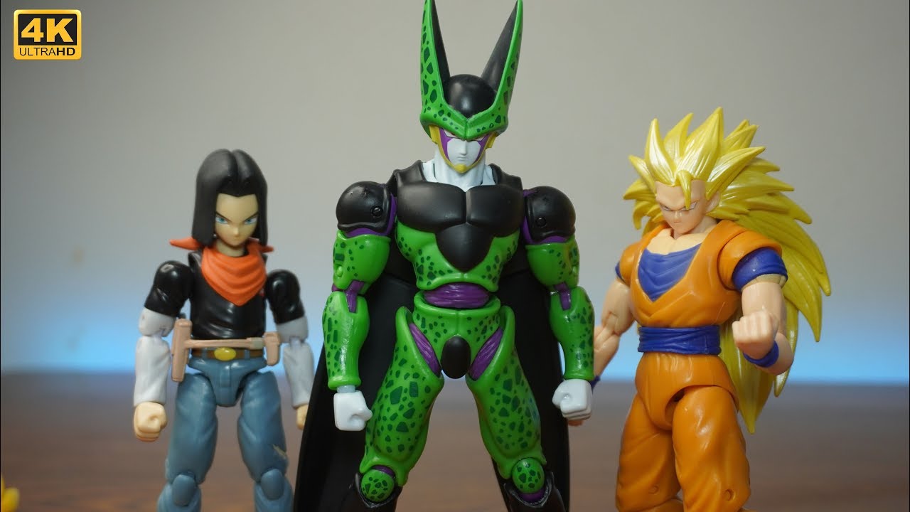 Распаковка: Dragon Stars Wave 10 (Perfect Cell, SSJ3 Goku и Android 17)