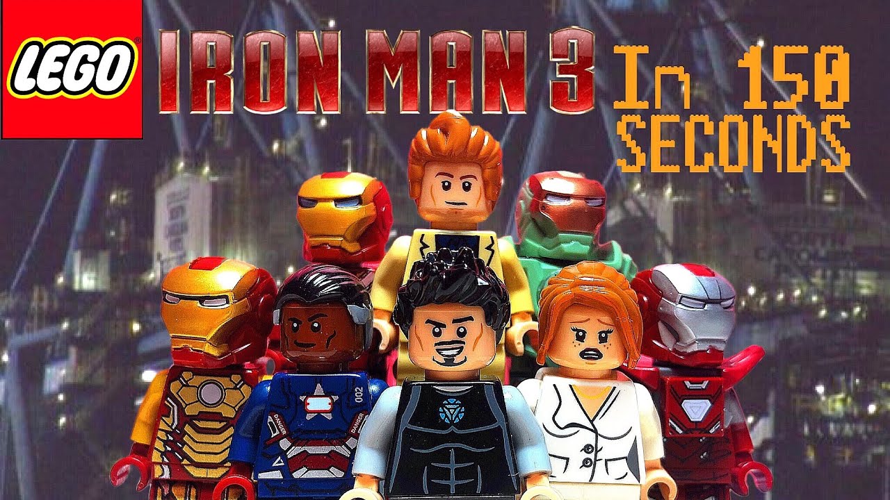 IRON MAN 3 in 150 seconds [Lego Stopmotion Animation]