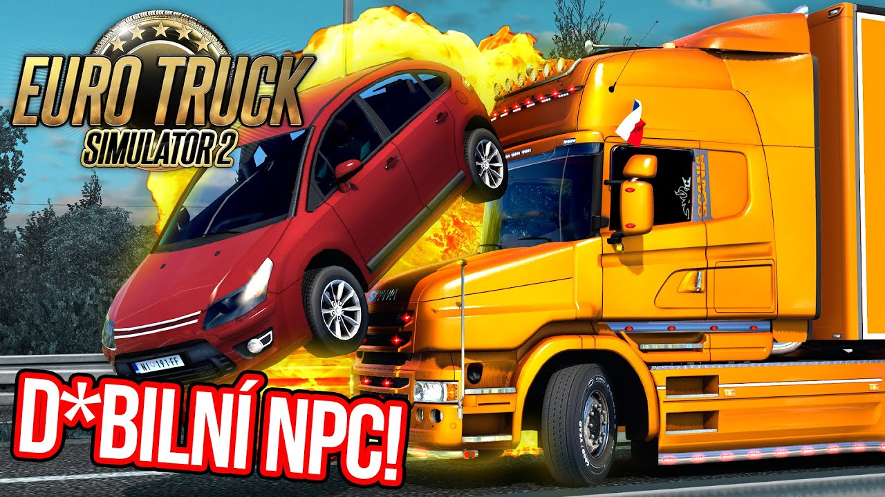 D*BILNÍ NPC! | Euro Truck Simulator 2 Map Combo Multiplayer #70