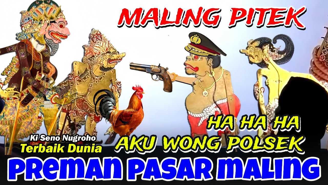 DERR...BAGONG WONG KAPOLSEK NANGKAP MALING PITEK 🌟 WAYANG KULIT KI DALANG SENO NUGROHO 