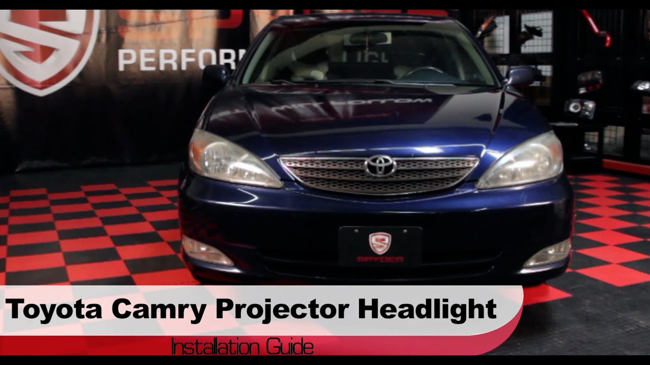 Установка Spyder Auto: светодиодные фары DRL для Toyota Camry 2002-06