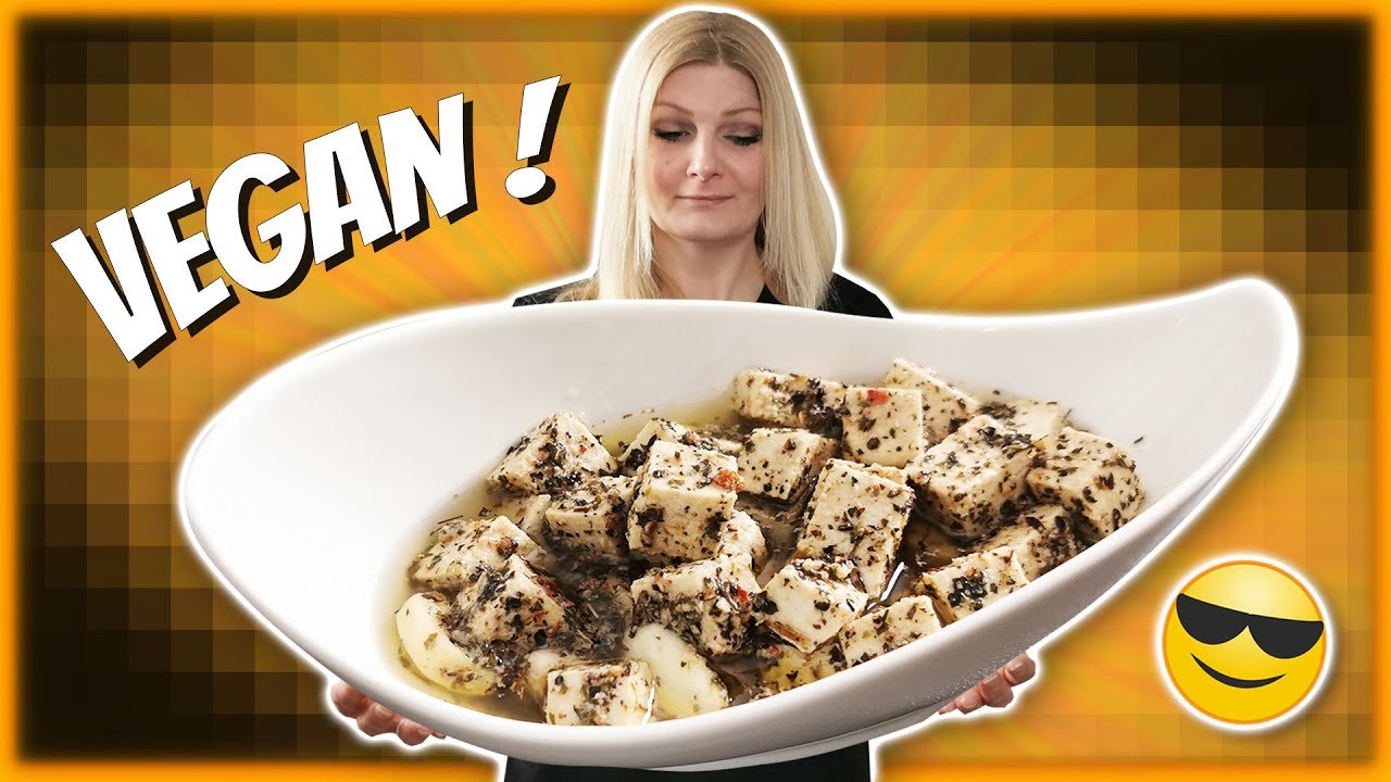 Veganer Feta in 5 Minuten [TÄUSCHEND ECHT]