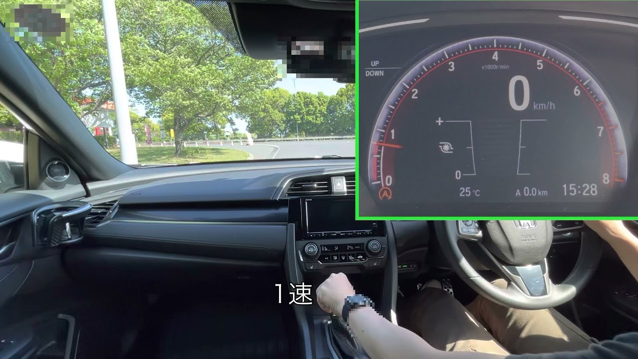 シビックハッチバック 6MT で高速合流加速を撮ってみた【FK7】