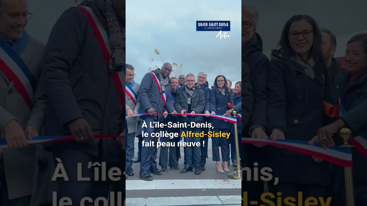 &Agrave; L&rsquo;&icirc;le-Saint-Denis, le coll&egrave;ge Alfred-Sisley fait peau neuve&nbsp;!
