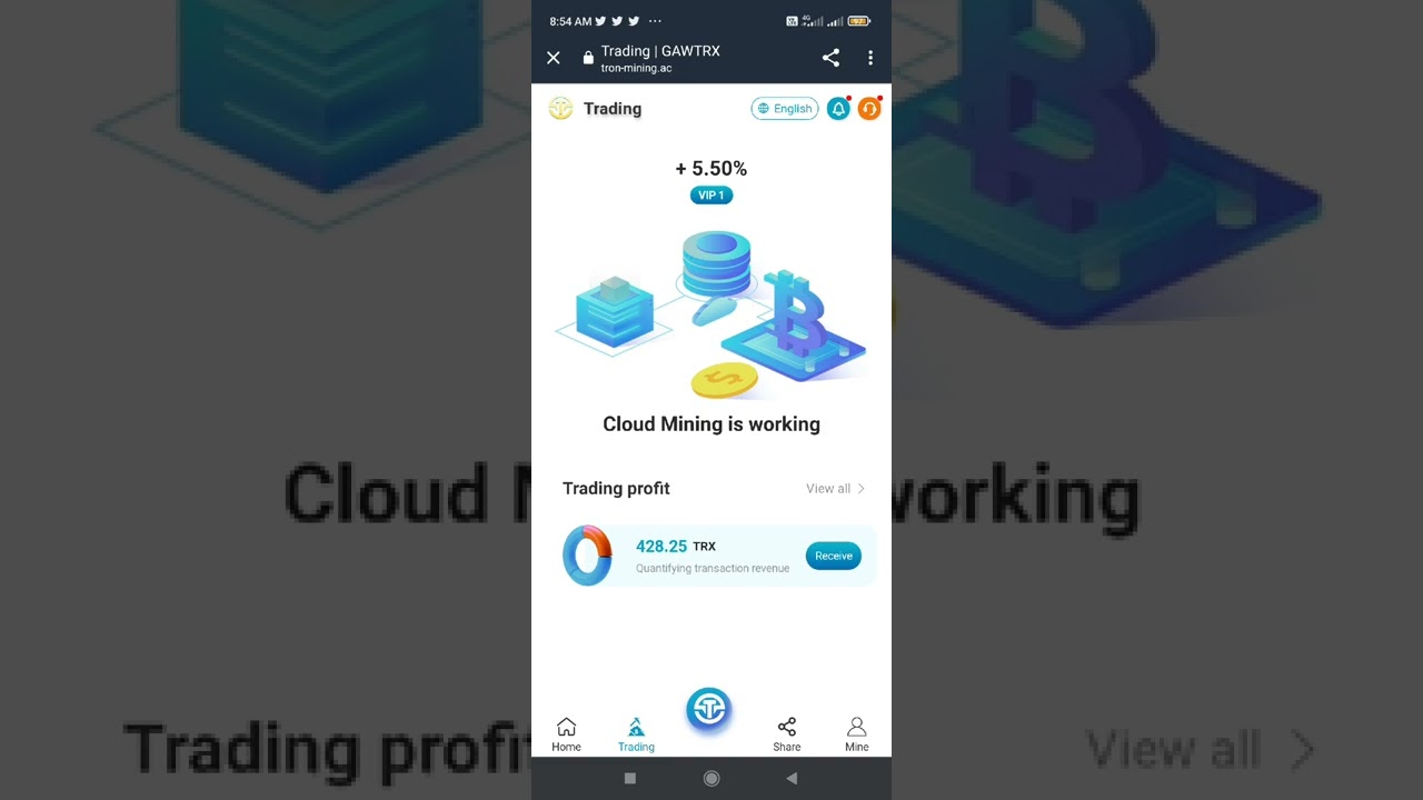 GAWTRX THE BEST TRON MINING APPS IN 2022🔥