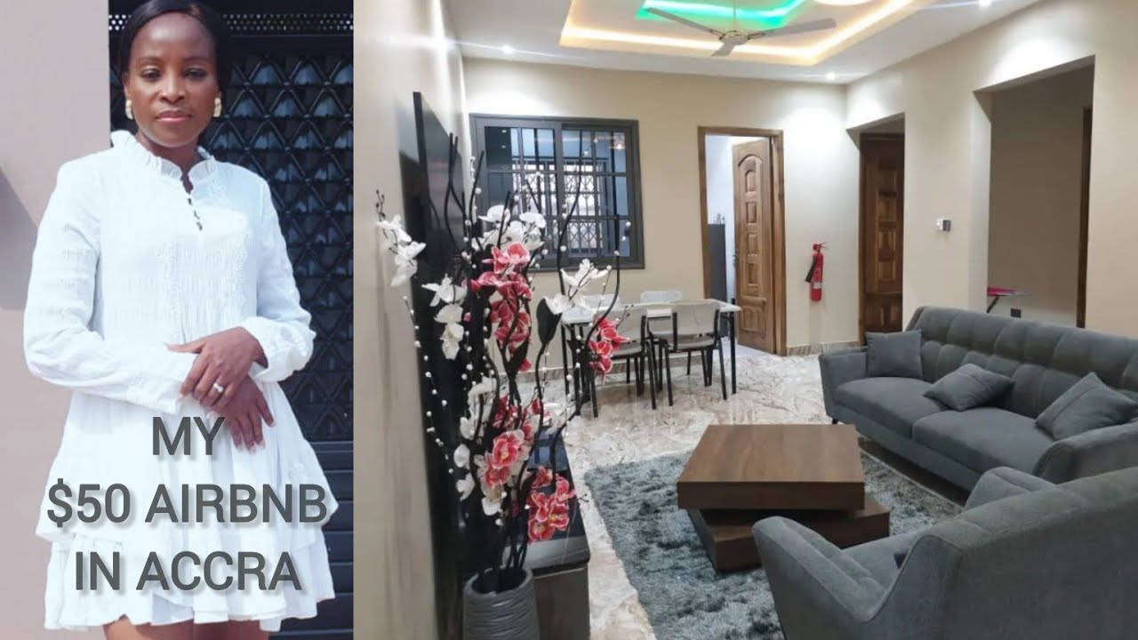 TOUR : Inside My $50 AirBnB Apartment in Accra|Norichyank Apartment|+233 201961464