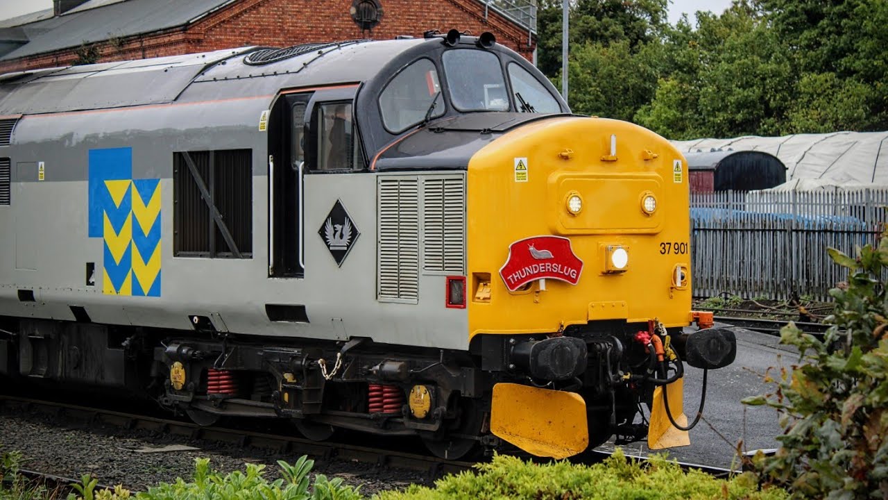 37901 'Mirrlees Pioneer' Start Up & Departure at Kidderminster: 03/10/25