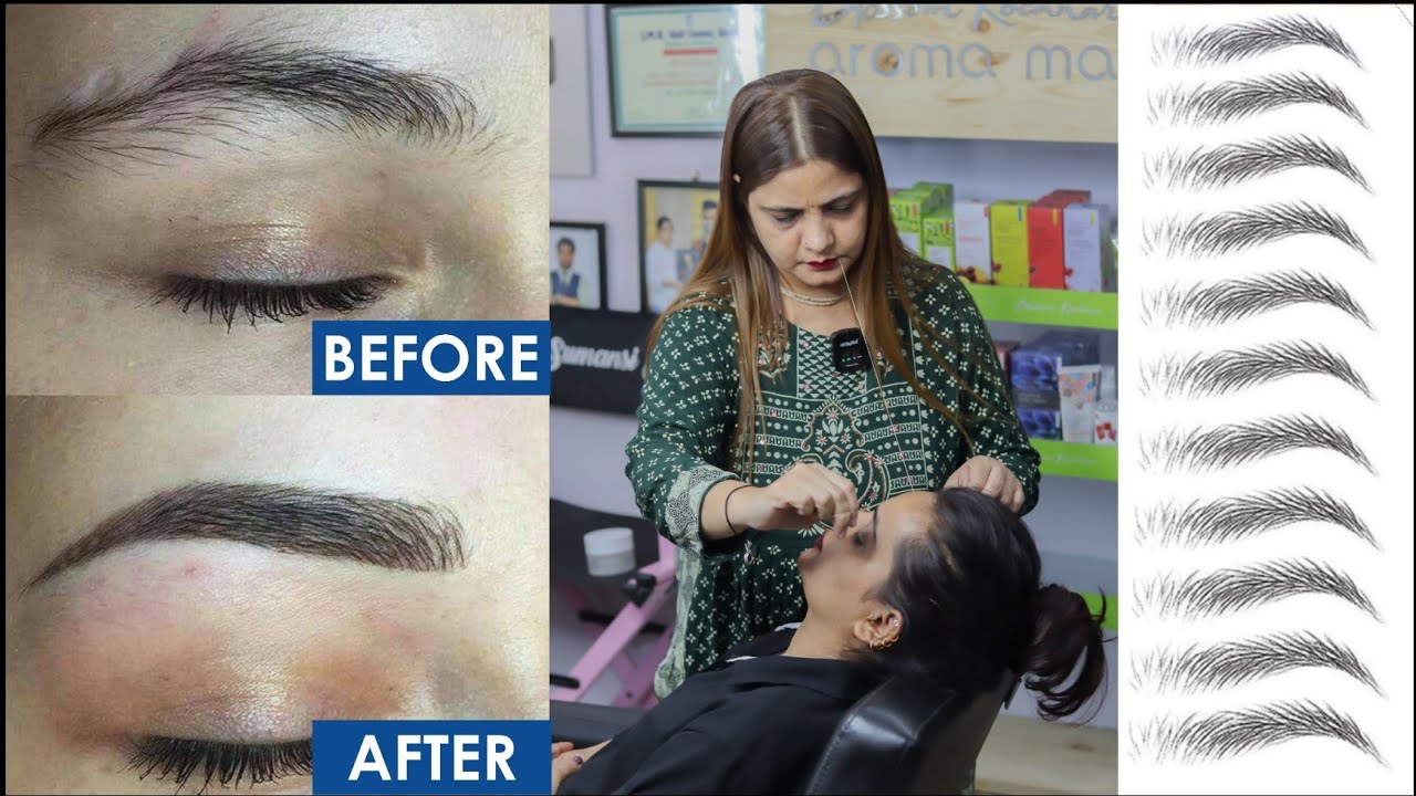 Eyebrow Threading | Eyebrow Threading Tutorial For Beginners | आइब्रो थ्रेडिंग कैसे बनाएं | Hindi..